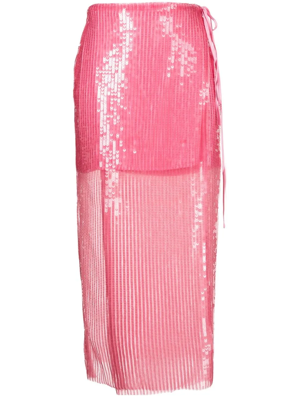 

ROTATE Adia sequin skirt - Pink