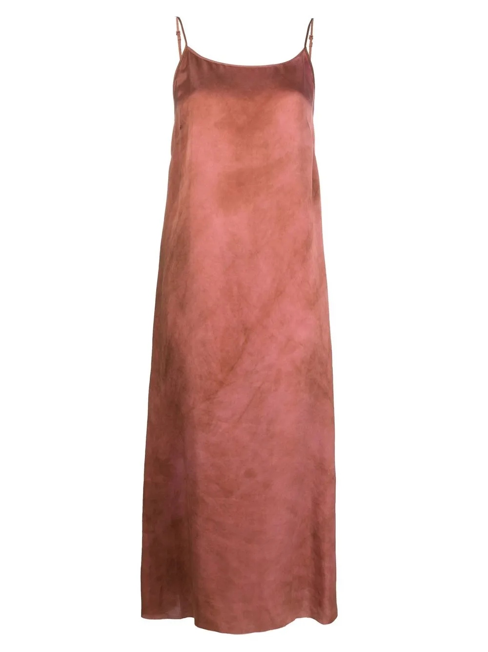 

Uma Wang tie-dye slip midi dress - Pink