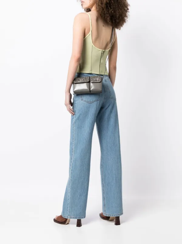 BY FAR Baby Billy Crossbody Bag | Grey | FARFETCH
