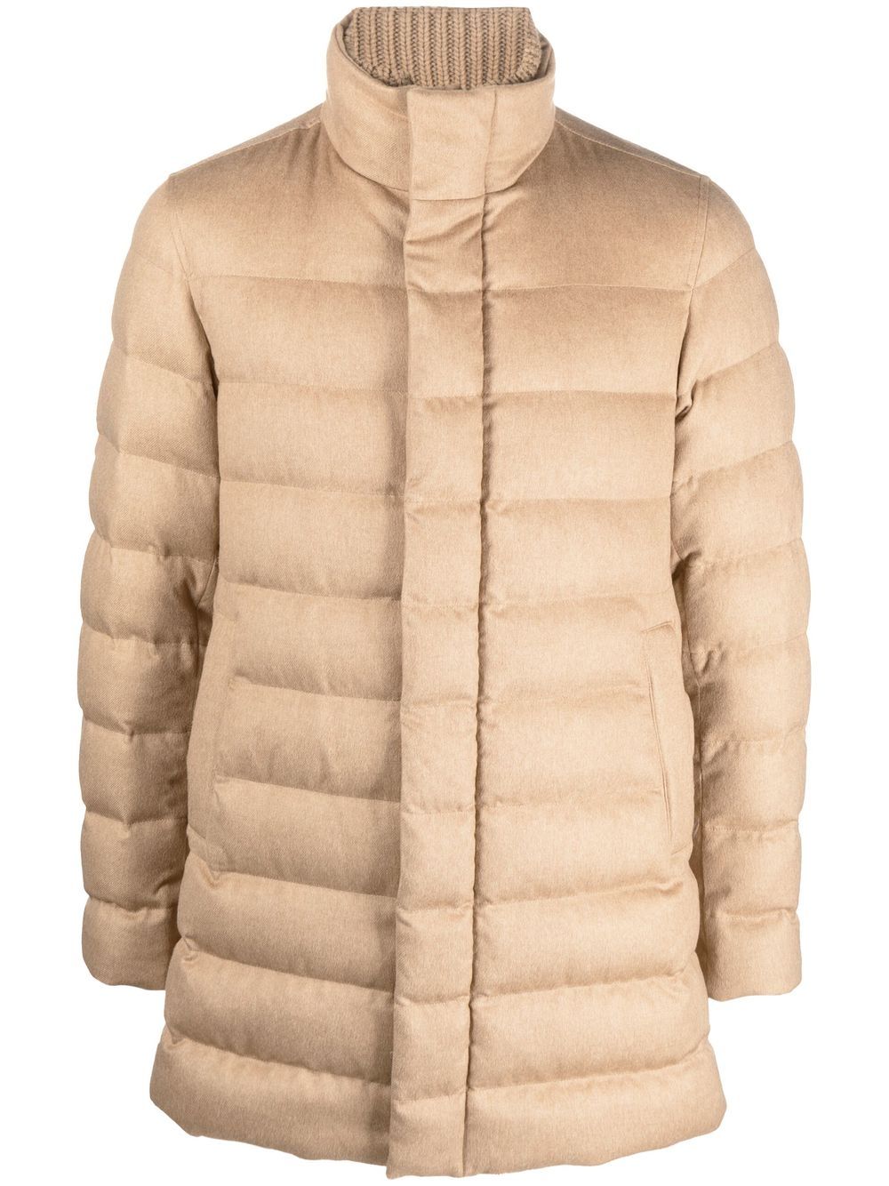 

Herno zipped-up fastening padded coat - Neutrals