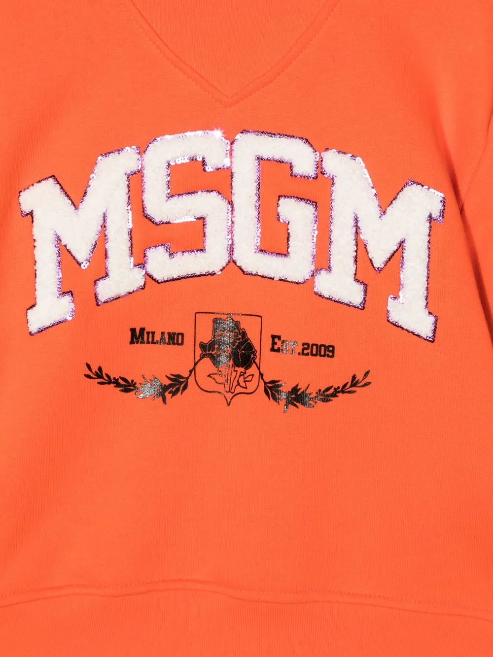 MSGM Kids Felpa con logo | Top | Image 3