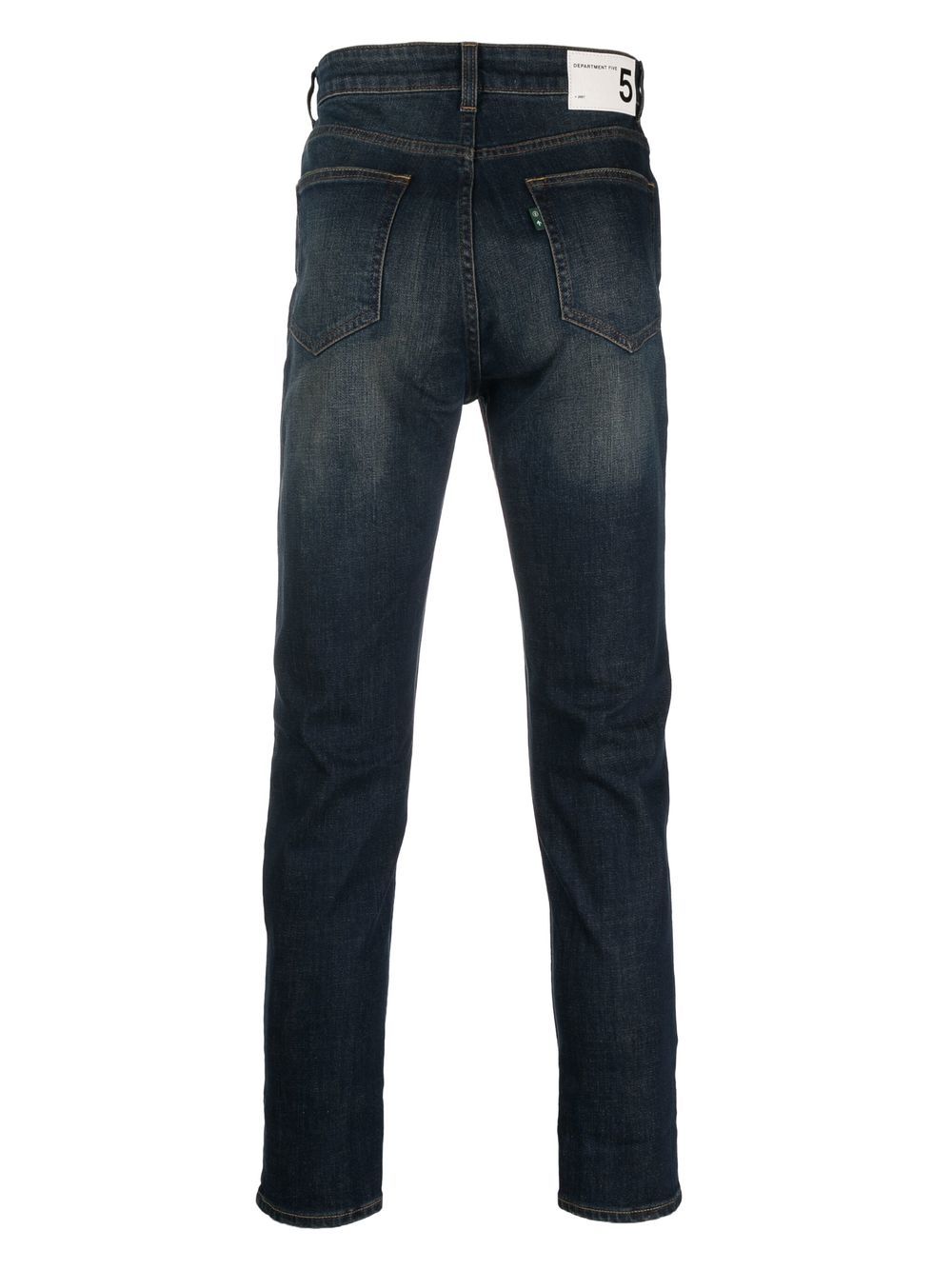 Department 5 washed cropped jeans - Blue