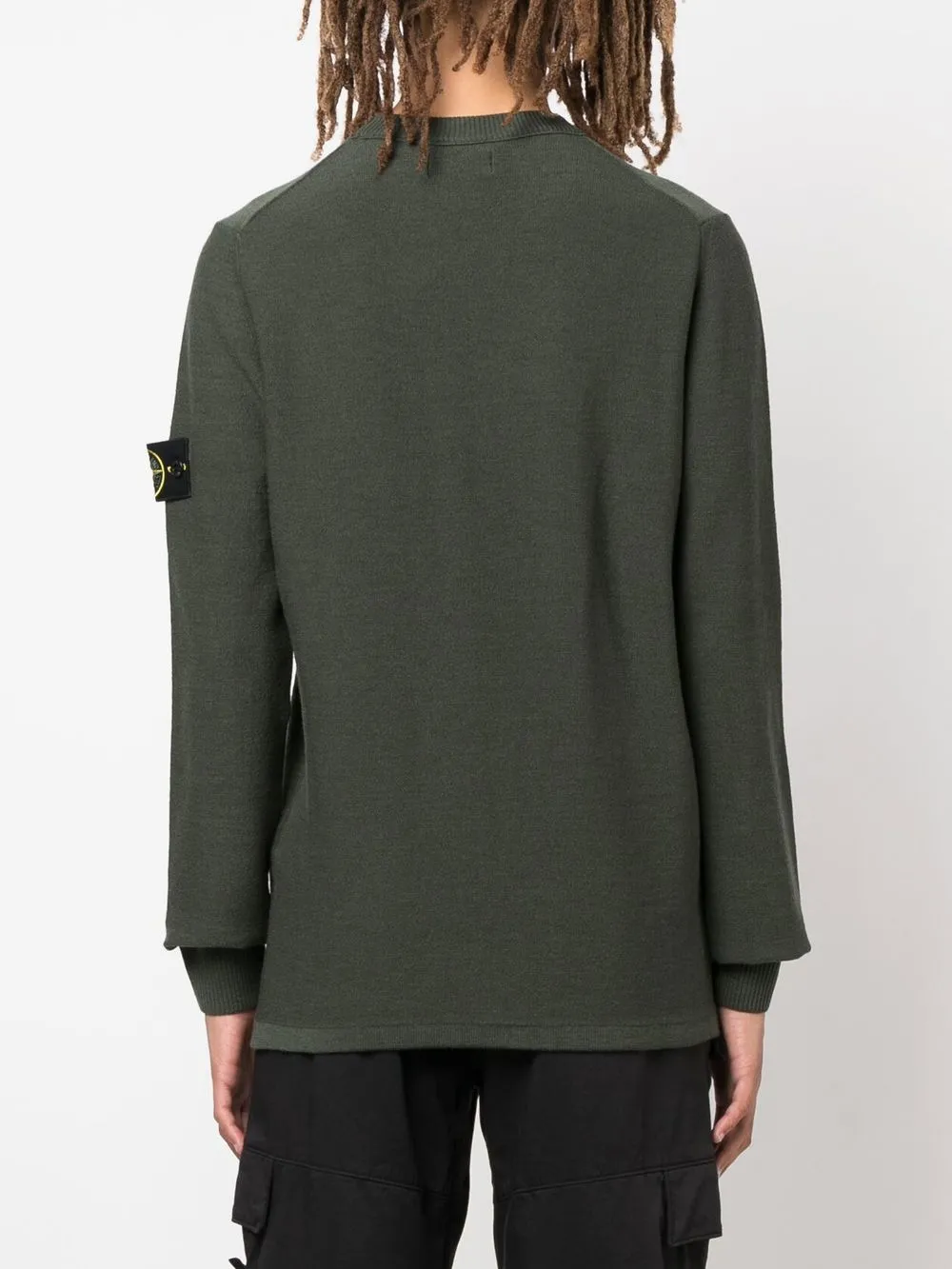 Stone Island コンパスバッジ スウェットシャツ | ブラック