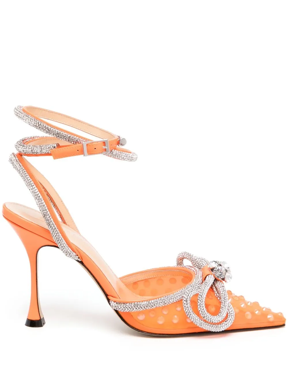 

MACH & MACH zapatillas con detalles de cristal - Naranja