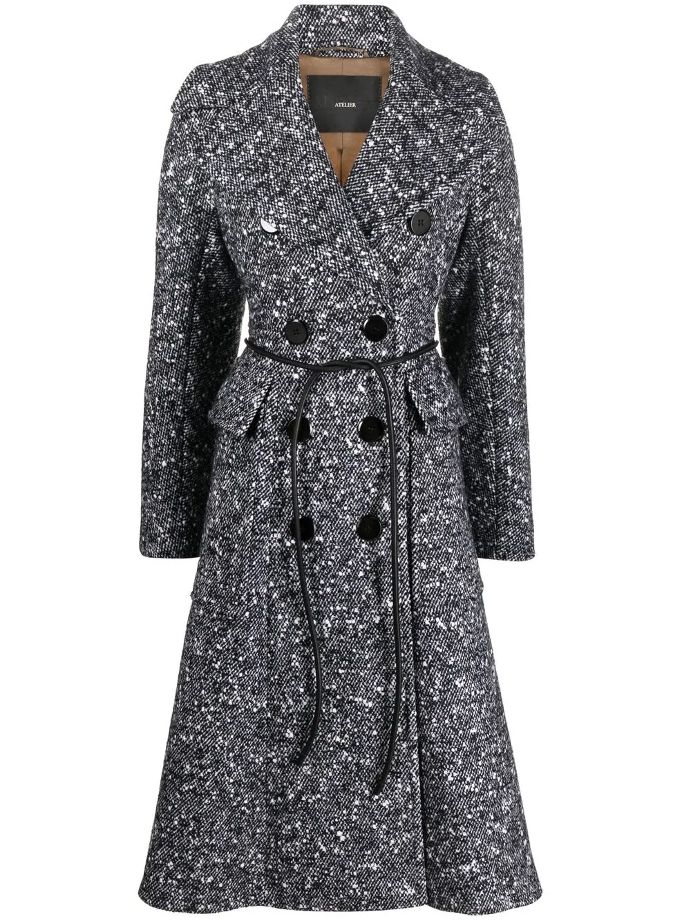 Max Mara abrigo con doble botonadura | negro | Image 1