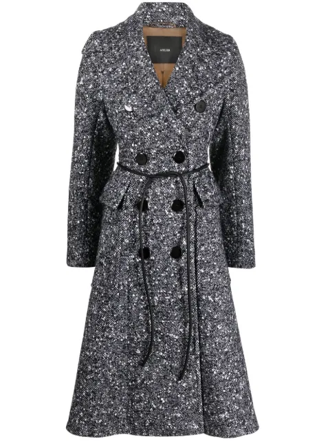 Max Mara double-breasted tweed coat