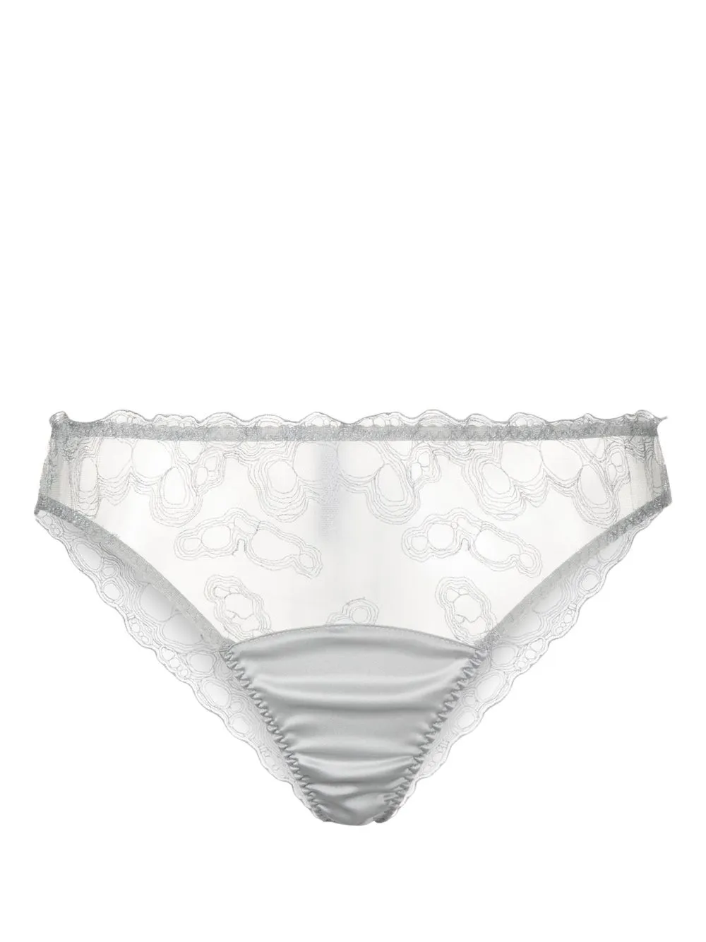 

Fleur Of England lace-detail briefs - Blue
