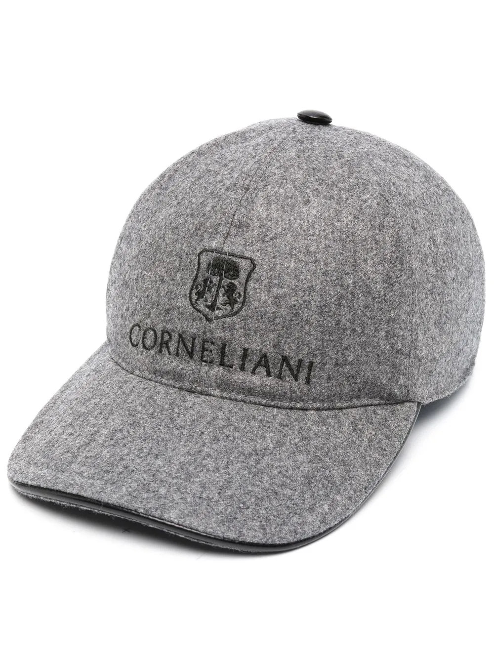 

Corneliani embroidered-logo baseball cap - Grey