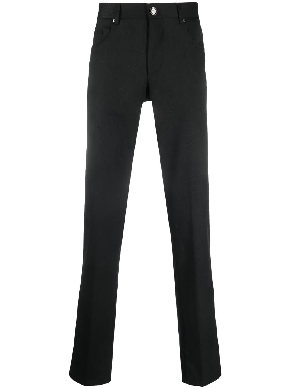 

Corneliani straight-leg mid-rise trousers - Blue