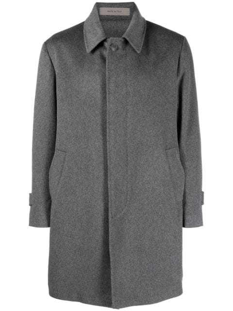 two-pocket single-breasted coat 