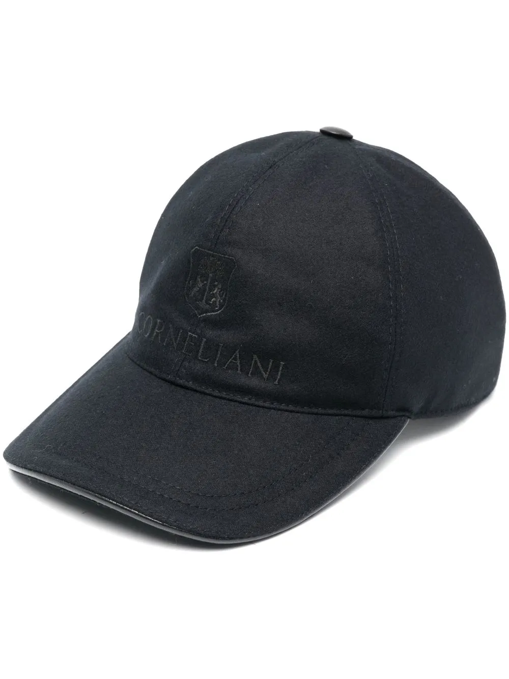

Corneliani embroidered-logo baseball cap - Black