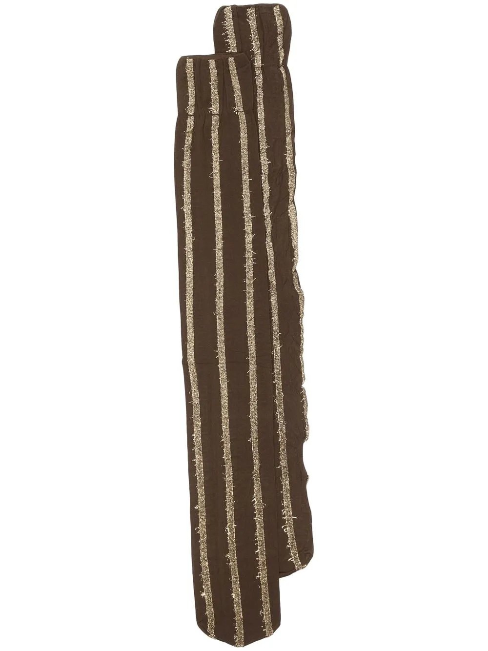 

Uma Wang striped knee-high socks - Green
