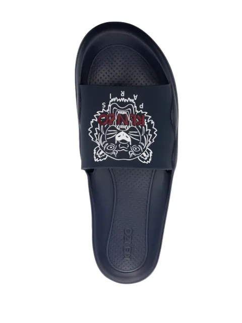 Kenzo tiger-motif Moulded Slides - Farfetch