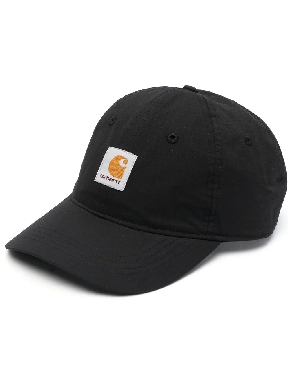 

Carhartt WIP logo-patch cotton cap - Black