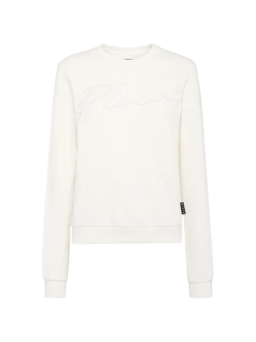 Philipp Plein Signature embroidered sweatshirt - White