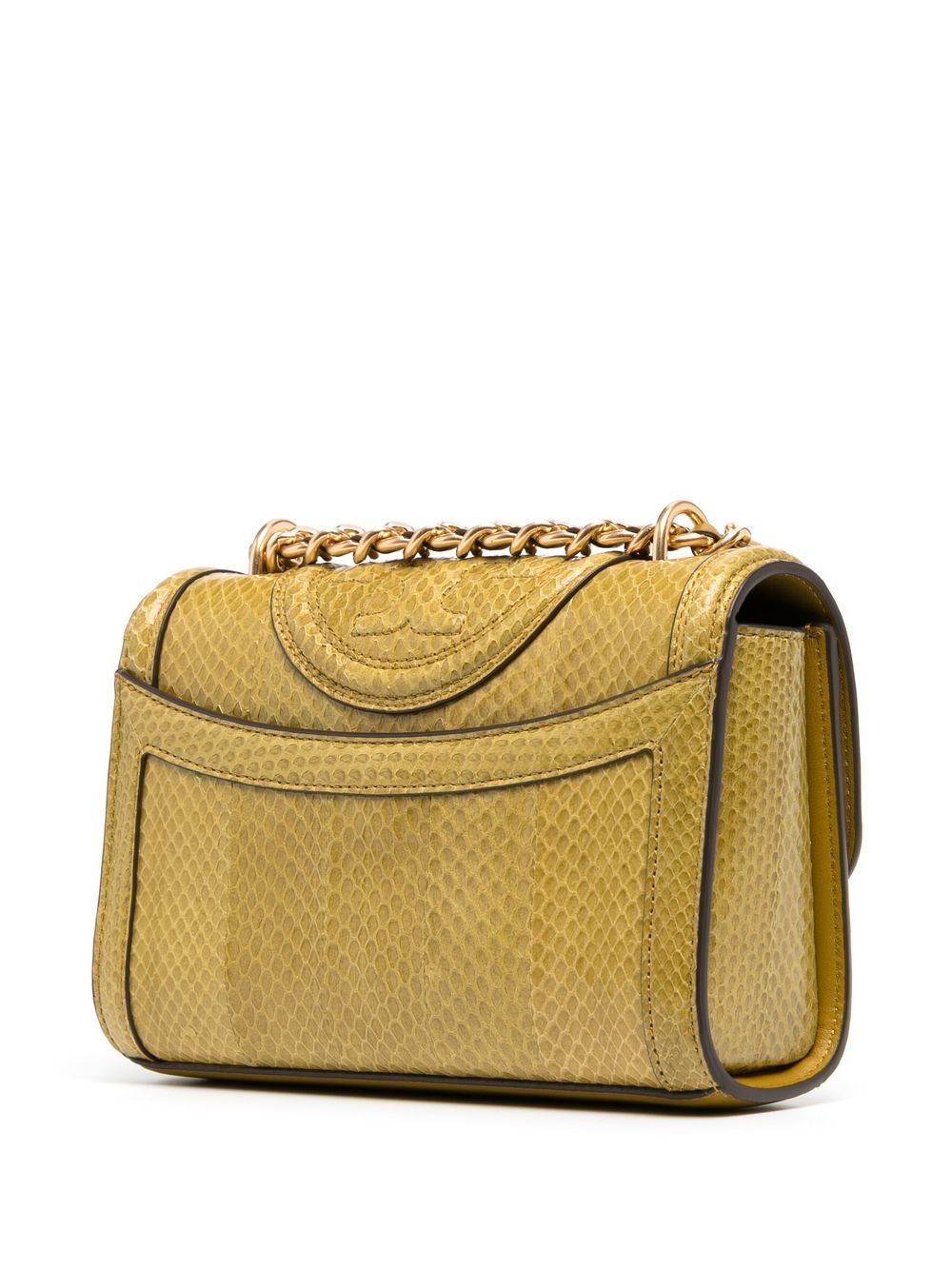 Tory Burch Fleming Exotic Convertible Shoulder-bag In Green | ModeSens