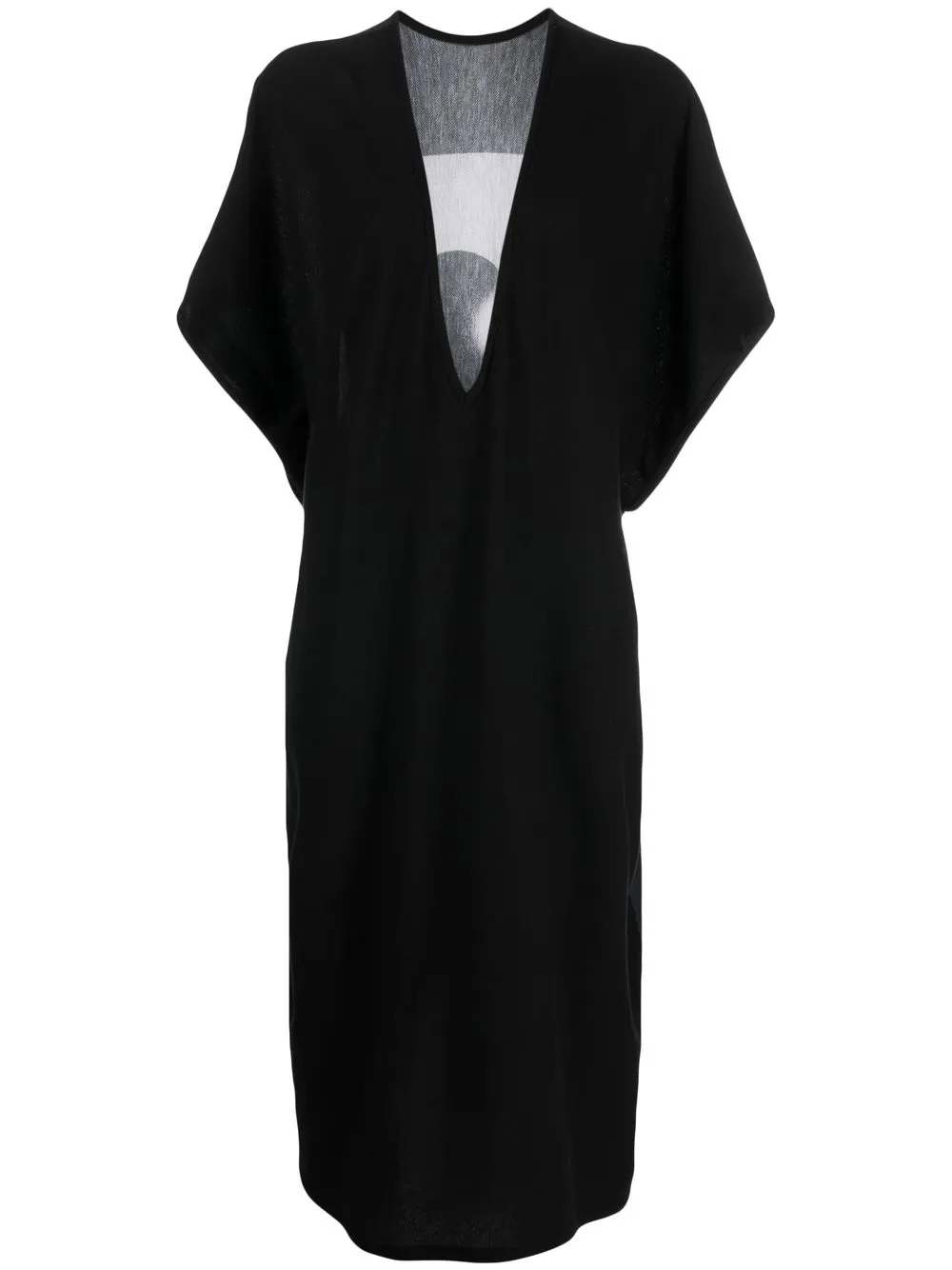 

Barbara Bologna vestido con escote en v pronunciado - Negro
