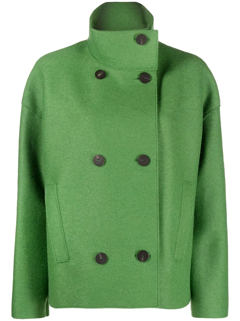 

Harris Wharf London double-breasted button-fastening jacket - Green