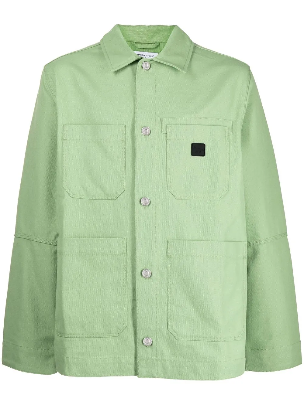 

Maison Kitsuné Cafe Workwear button-down jacket - Green