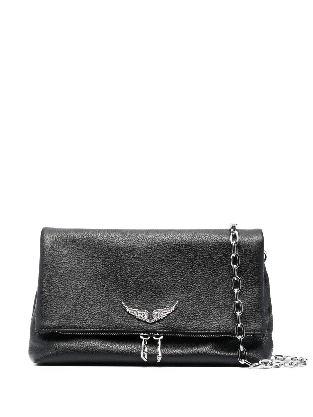 

Zadig&Voltaire logo-plaque leather shoulder bag - Black