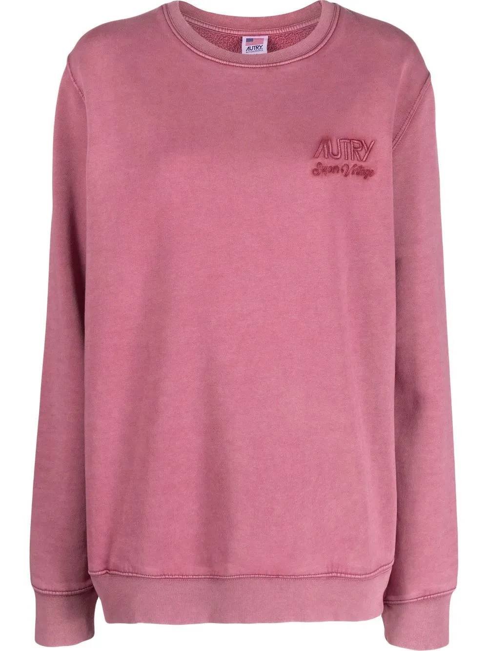 

Autry sudadera con logo bordado - Rosado