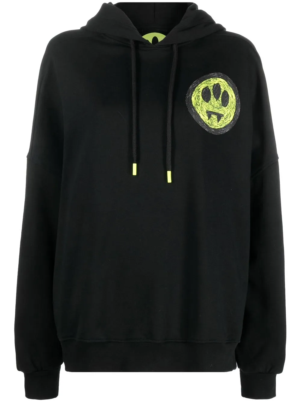 

BARROW hoodie con estampado gráfico y cordones - Negro