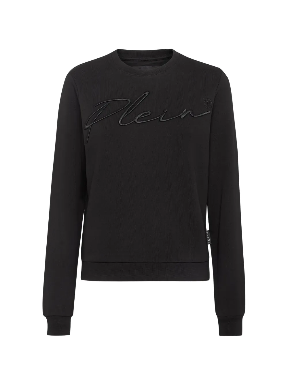 Philipp Plein logo-embroidered lounge sweatshirt - Nero
