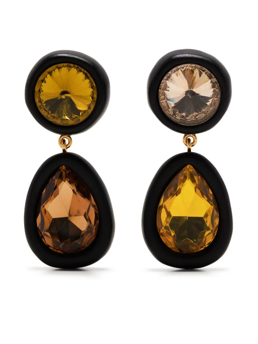 Tory Burch Geometric Drop Earrings - Farfetch