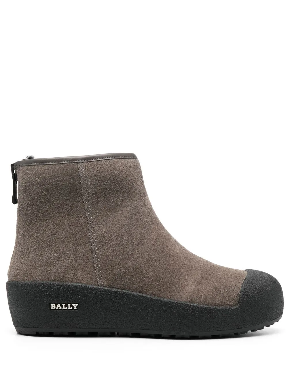 

Bally botas de gamuza con detalle de cierre - Verde