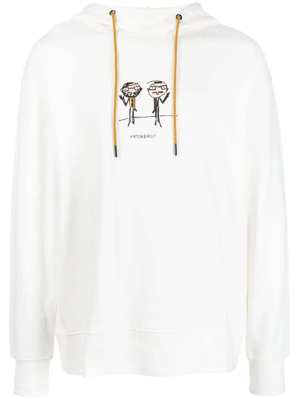 

Viktor & Rolf hoodie con estampado gráfico - Blanco