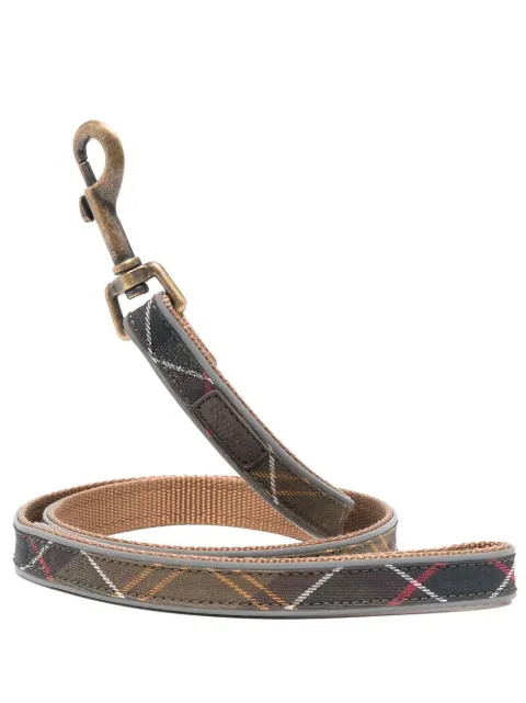 Barbour tartan-pattern dog lead 