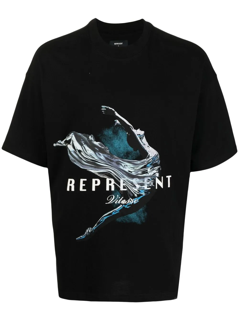 

Represent playera con estampado gráfico y logo - Negro