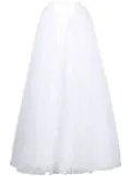 Rebecca Vallance tulle-netted long skirt - White