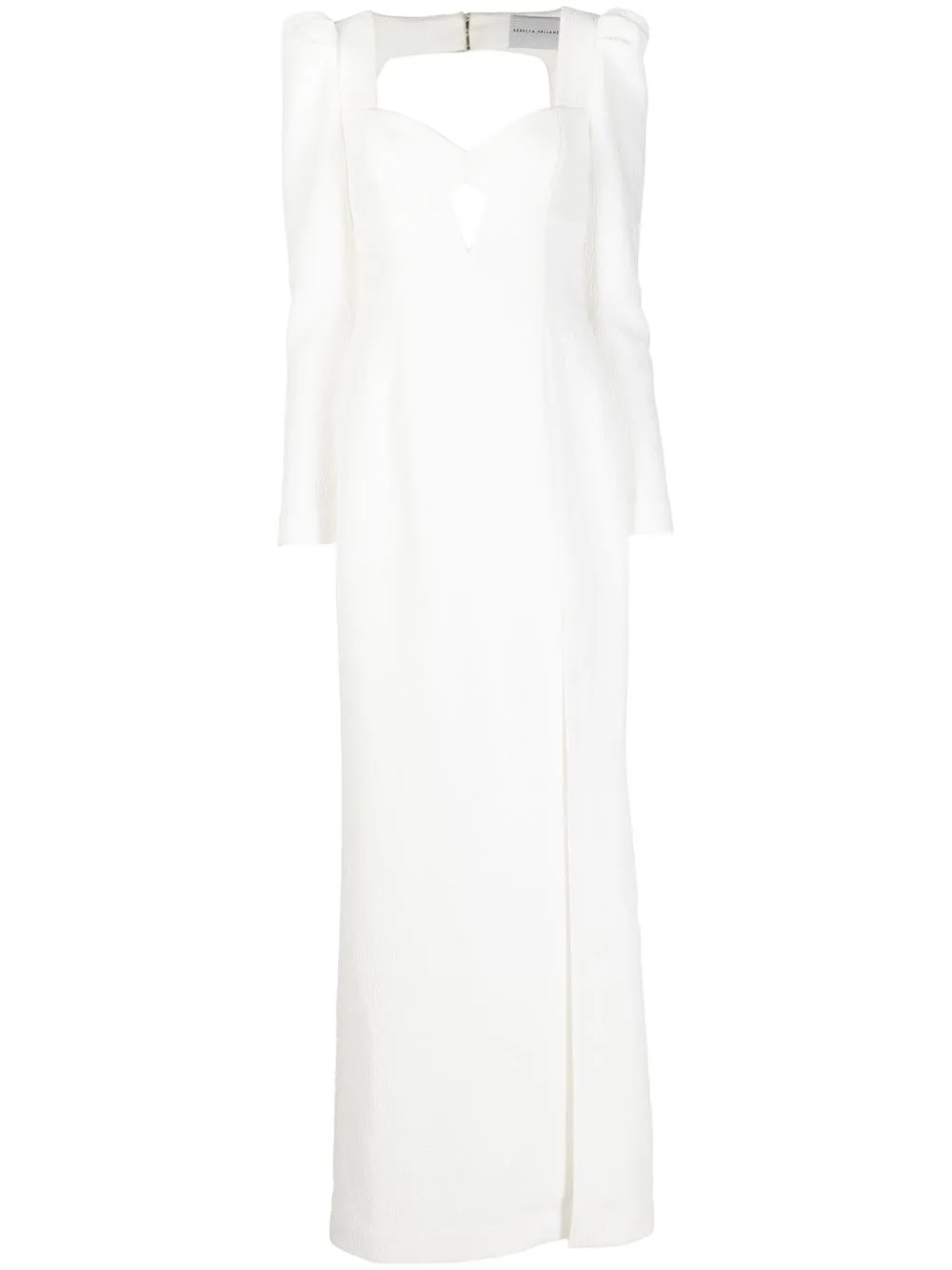 

Rebecca Vallance Madeline open-back gown - White