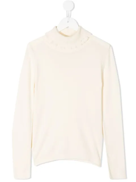 familiar roll-neck knit jumper