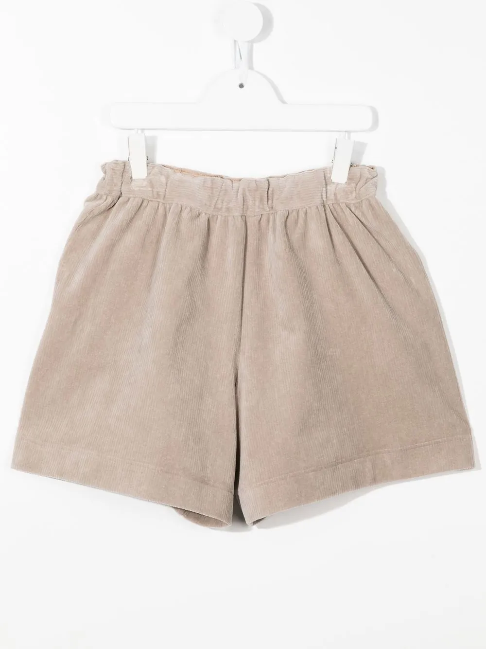 Familiar Trainingsshorts met strikdetail - Beige