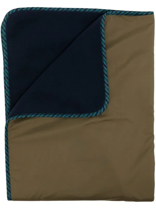 Familiar チェックトリム ブランケット | グリーン | FARFETCH JP