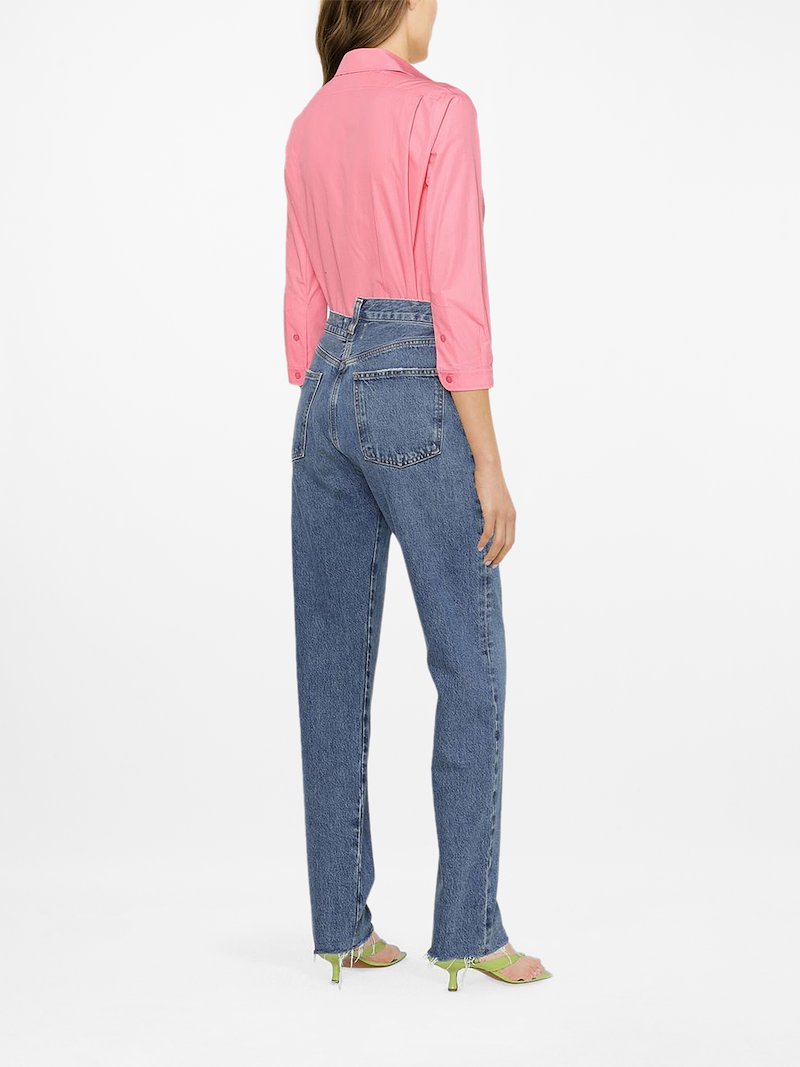 FRAME HIGH'N'TIGHT Straight Leg Jeans Hallam/dark Blue atelieryuwa