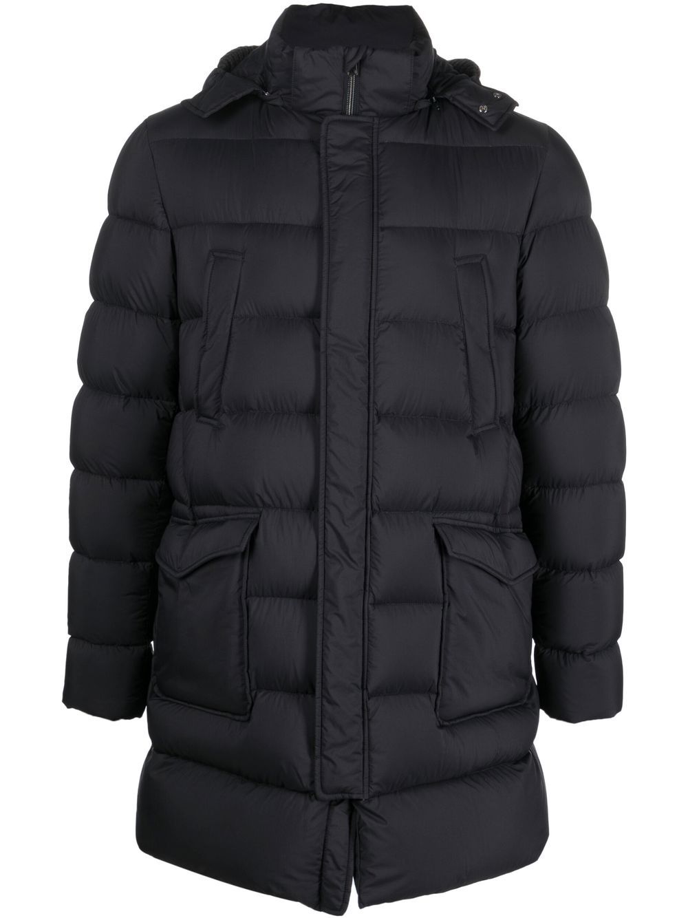 Herno padded hooded down jacket - Blue