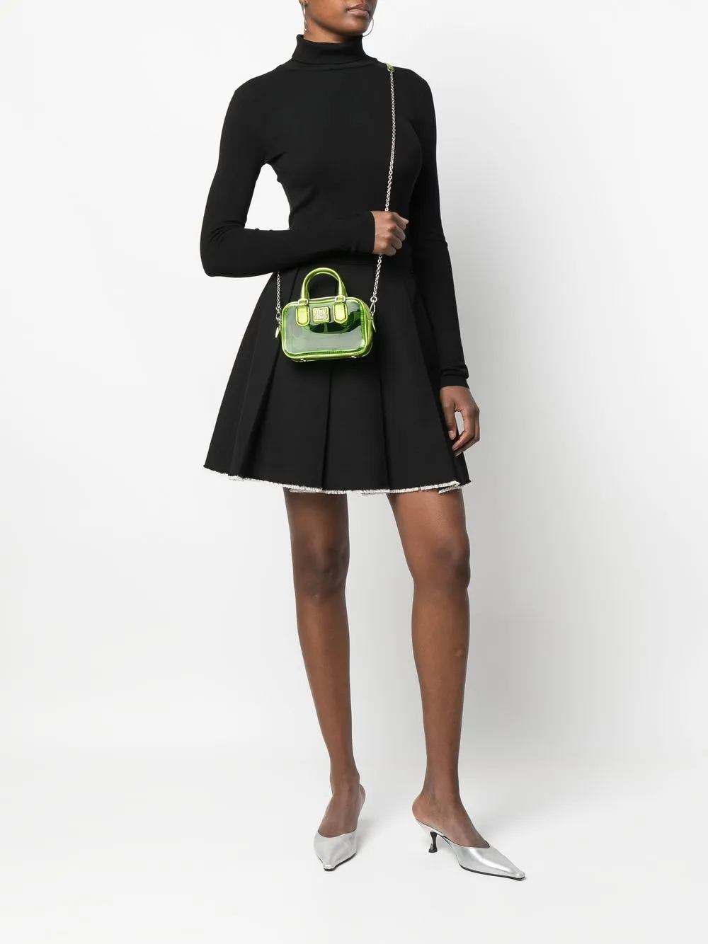 Miu Miu Mini Transparent Crossbody Bag Farfetch