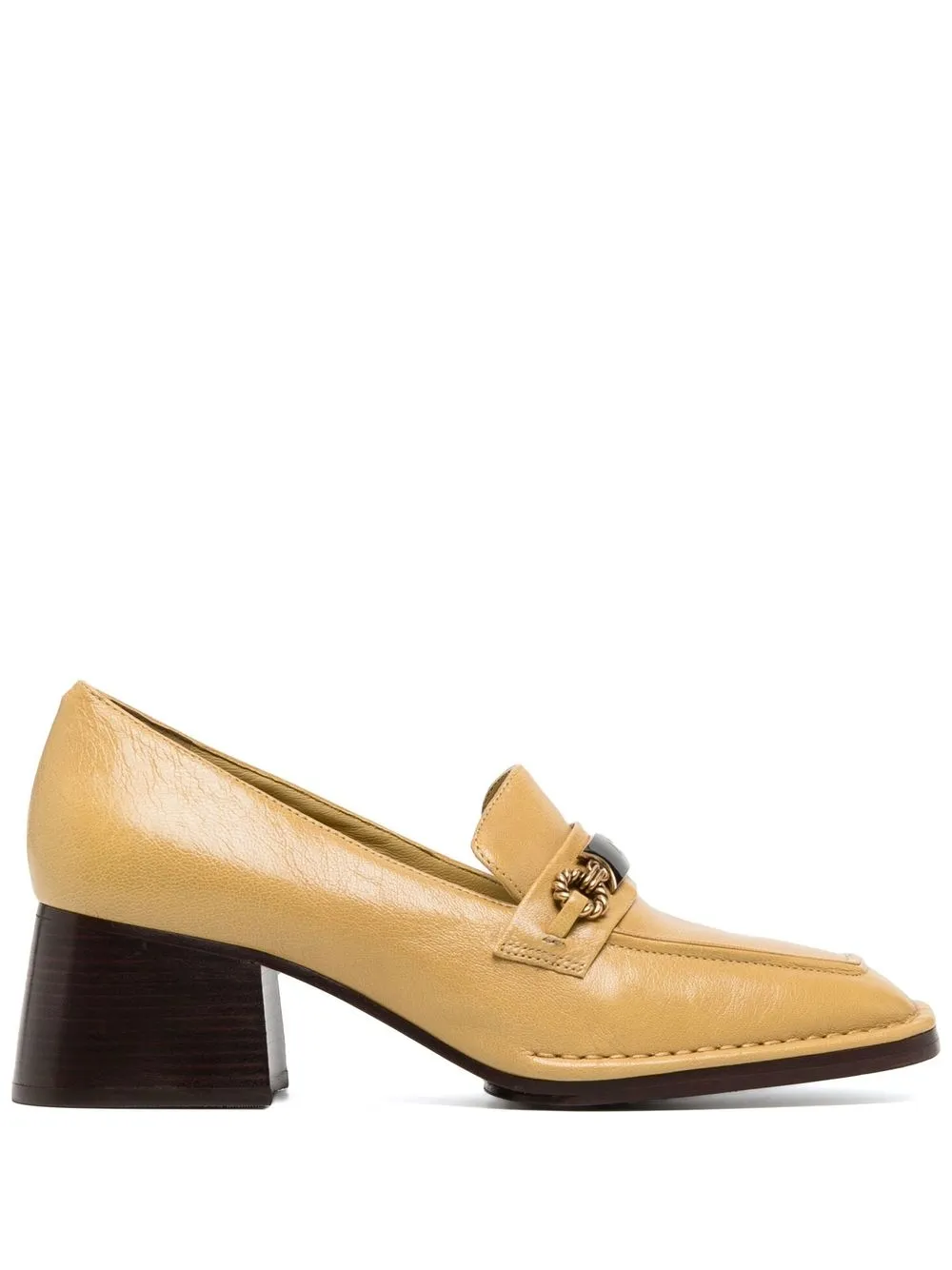 

Tory Burch mocasines Perrine con tacón de 55mm - Amarillo