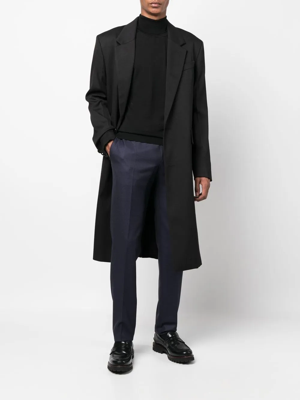 Canali Slim-fit pantalon - Blauw