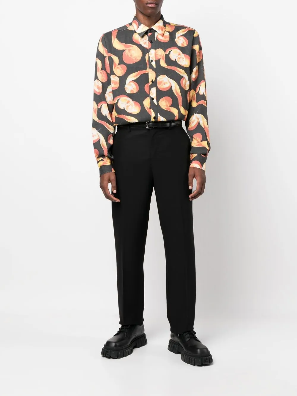 Viktor & Rolf Overhemd met grafische print - Zwart