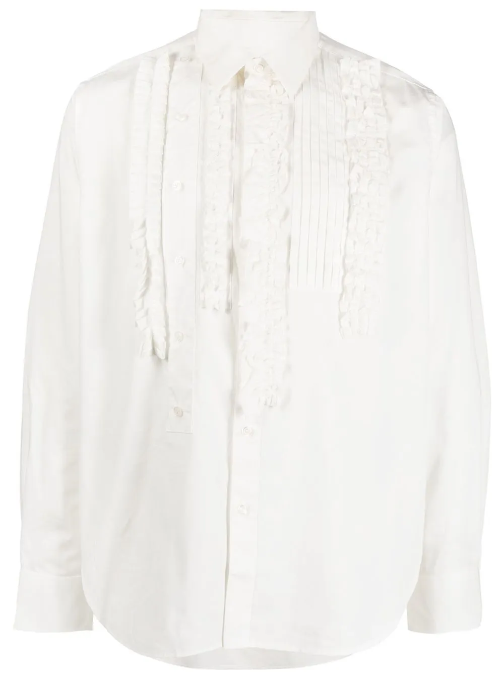 

Viktor & Rolf textured detail cotton-blend shirt - White