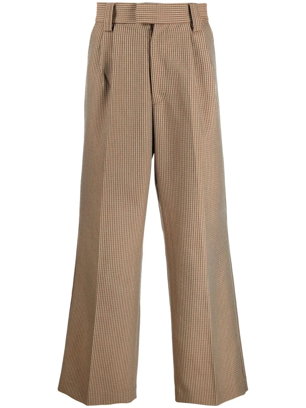 

Viktor & Rolf pantalones anchos a cuadros gingham - Neutro
