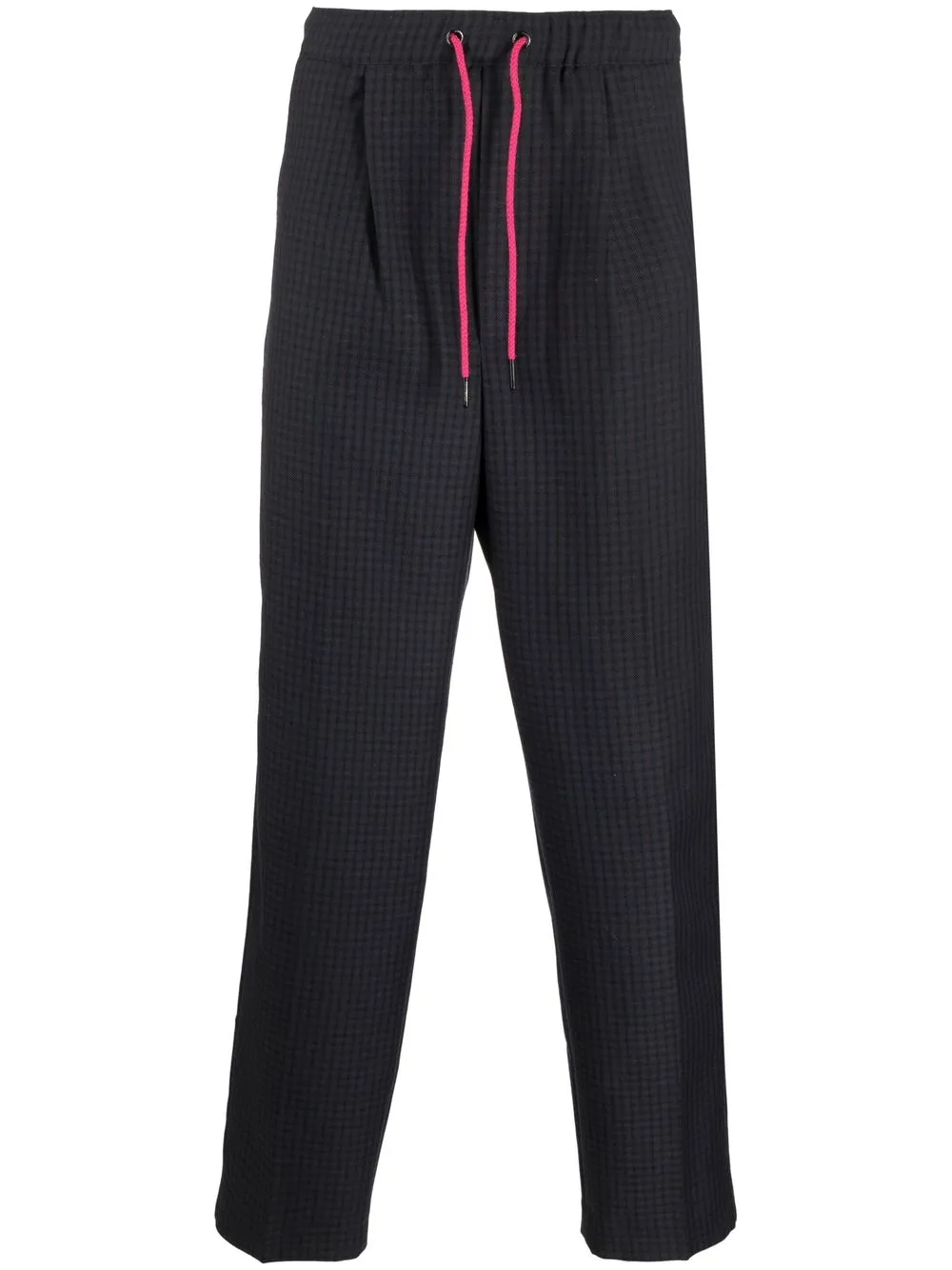 Viktor & Rolf pantalones con motivo de cuadros - Azul