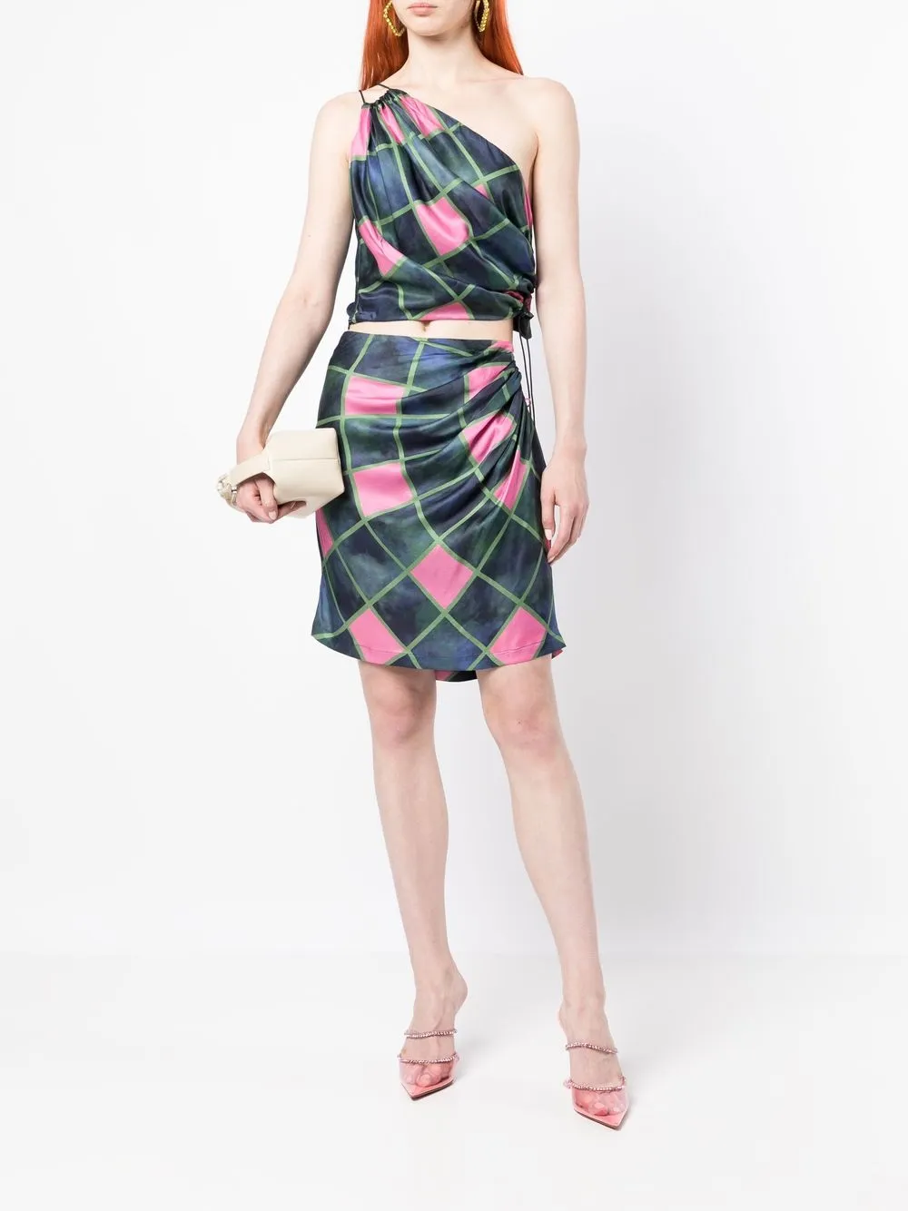 Ahluwalia Asymmetrische top - Blauw