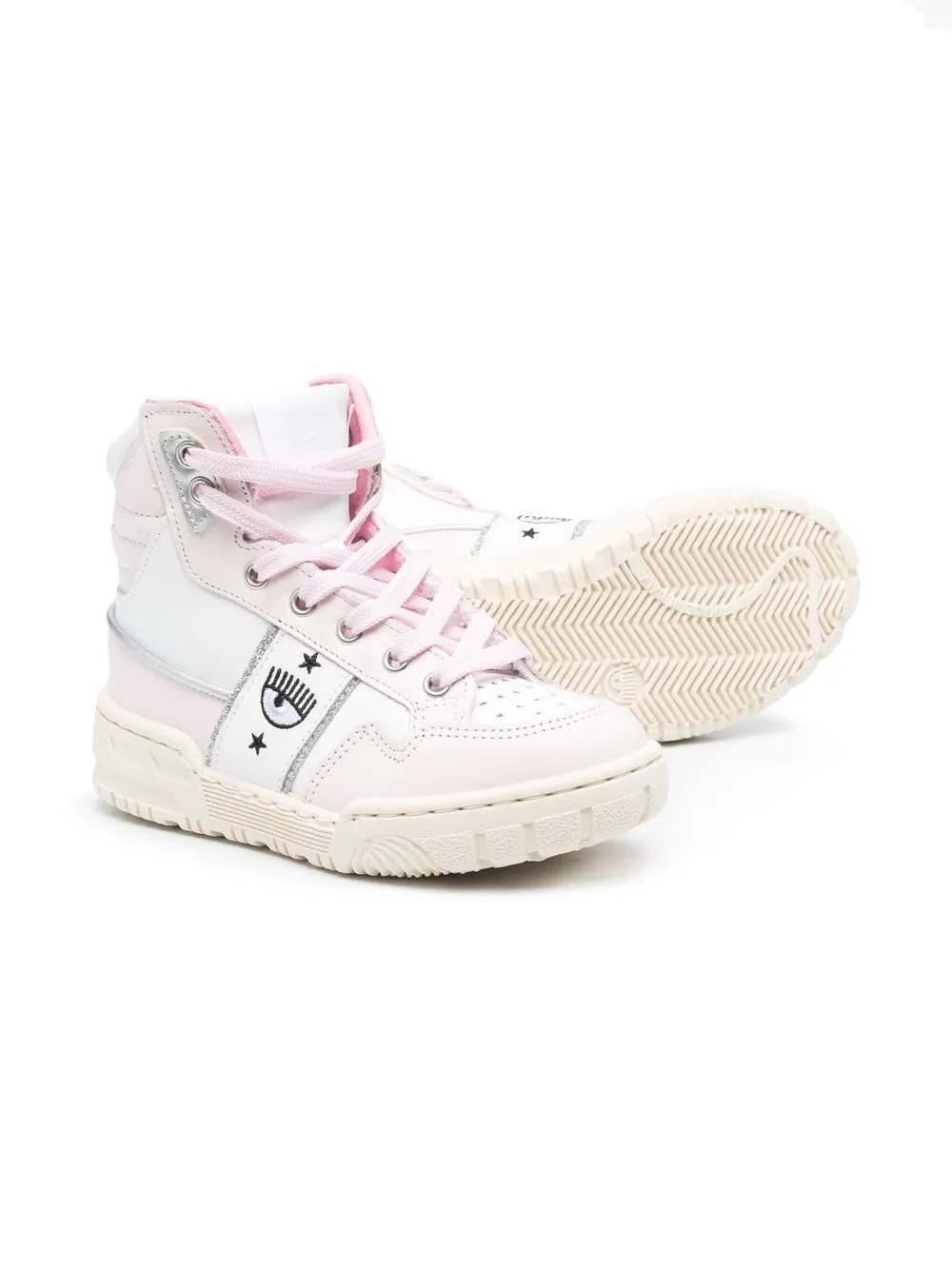 Chiara Ferragni Kids High-top sneakers - Wit