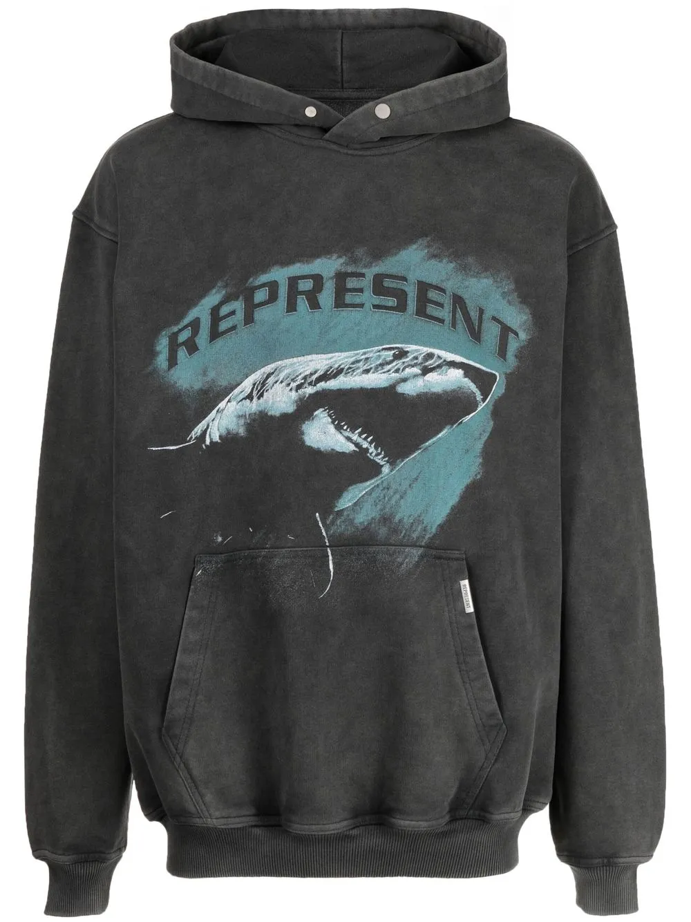 

Represent hoodie con logo estampado - Gris