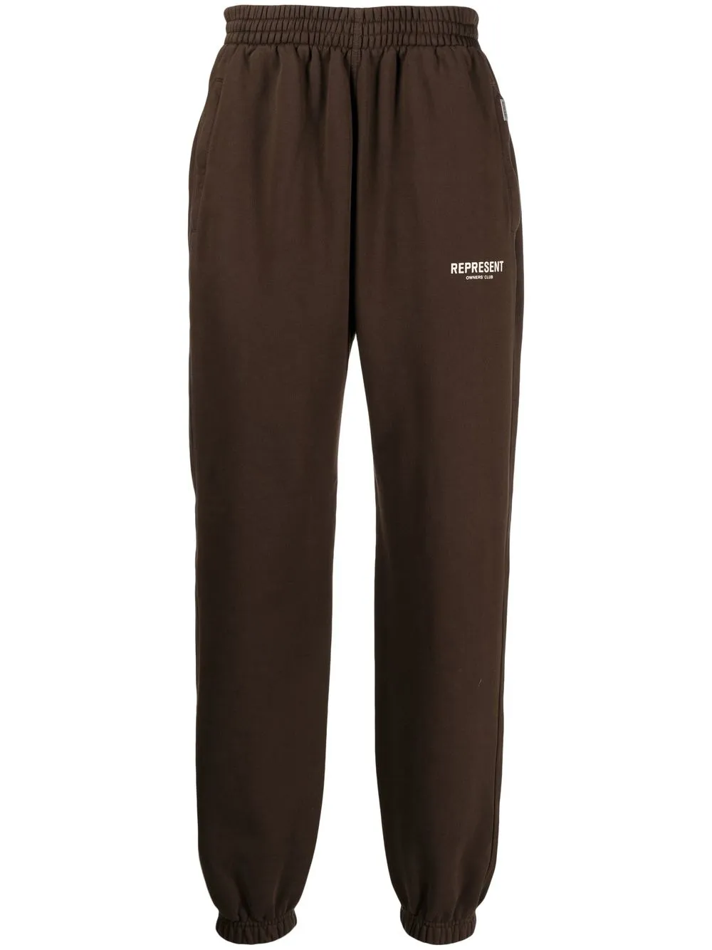 

Represent logo-print joggers - Brown